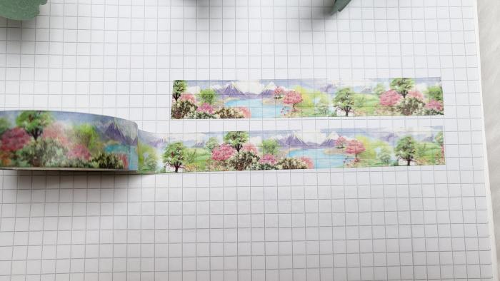 Washi Tape Landschaft